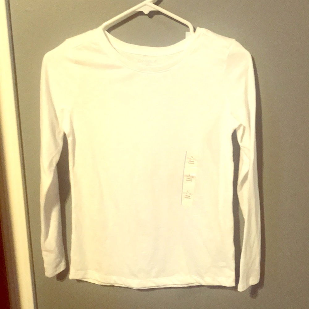 NWT Plain Long Sleeve White Tee